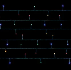 The Christmas Shop 80 LED Coloured Lights| Electric Operated Lights