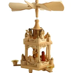 The Christmas Shop 2 Tier Pyramid| Wooden Ornaments