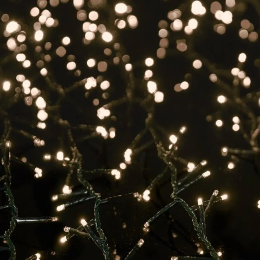 The Christmas Shop 1000 Warm White Lights| Electric Operated Lights