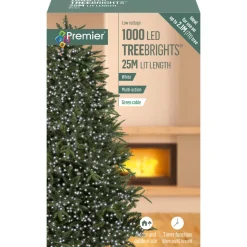 The Christmas Shop 1000 White LED Tree Brights| Electric Operated Lights