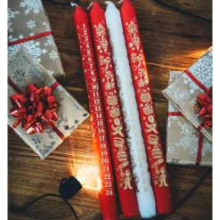 The Christmas Shop Advent Candle| Candles|Advent Calendars - Card, Fabric And Wood