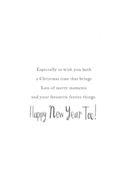 The Christmas Shop Auntie & Uncle Christmas Card| Cards For Relatives