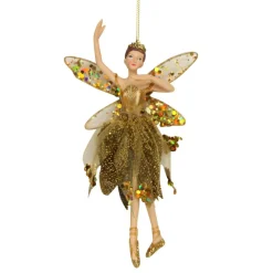 The Christmas Shop Ballerina With Old Gold Fabric| Characters|Gold Theme