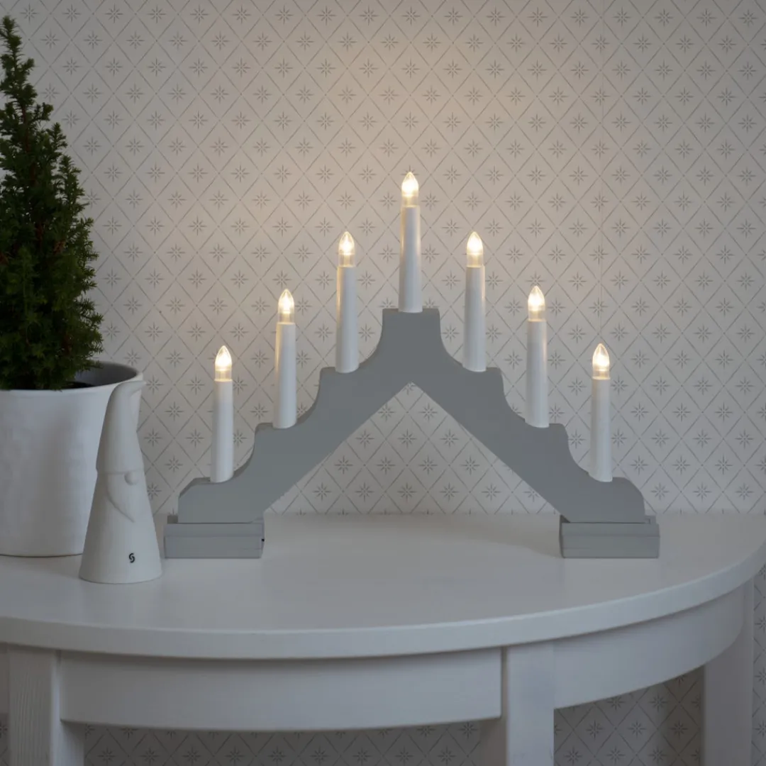 The Christmas Shop Battery Operated Welcome Light| Battery Operated Lights|Wooden Ornaments