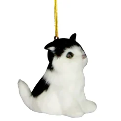 The Christmas Shop Black & White Kitten| Characters|Silver & White Theme