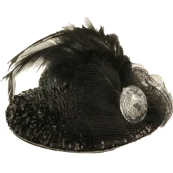 The Christmas Shop Black Clip-on Hat| Novelties|Other Colours