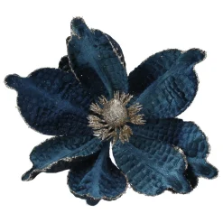 The Christmas Shop Blue Magnolia Pick| Picks & Berries