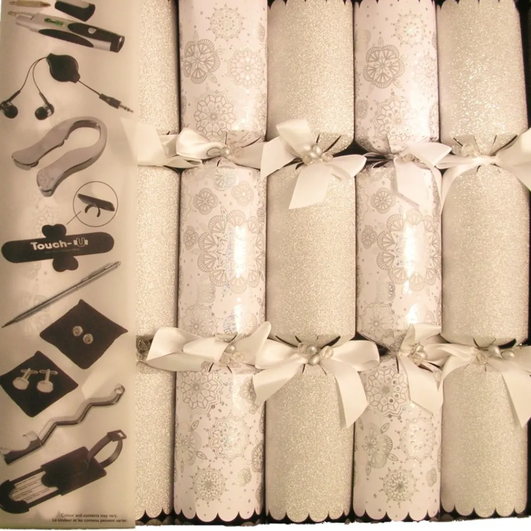 The Christmas Shop Box Of 6 Deluxe Christmas Crackers| Crackers