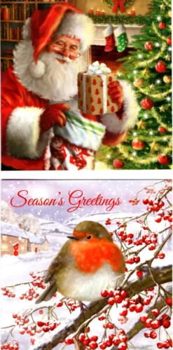 The Christmas Shop Box Of Christmas Cards| Packs Of Cards