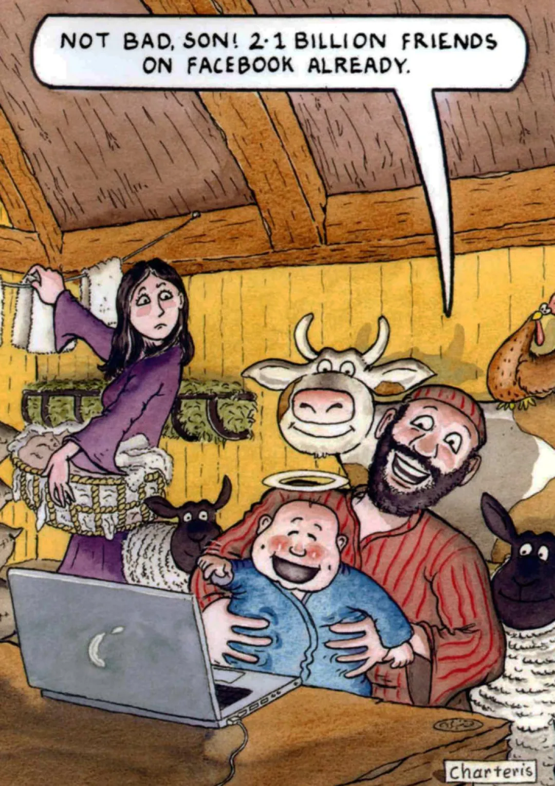 The Christmas Shop Christmas Card| Single Cards