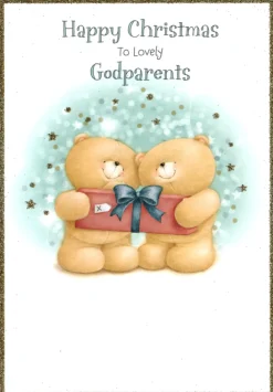 The Christmas Shop Christmas Card Godparents| Cards For Relatives
