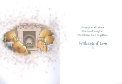 The Christmas Shop Christmas Card Son And Family| Cards For Relatives