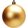 The Christmas Shop 15cm Matt Gold Bauble| Gold Theme|Shatterproof