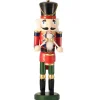The Christmas Shop 36cm Nutcracker| Wooden Ornaments|Christmas Figures