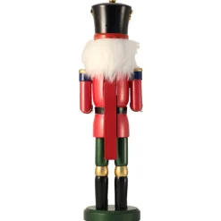 The Christmas Shop 36cm Nutcracker| Wooden Ornaments|Christmas Figures