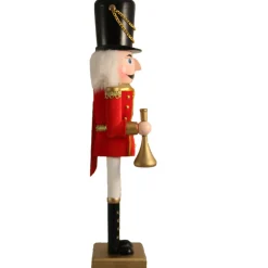 The Christmas Shop 38cm Nutcracker| Wooden Ornaments|Christmas Figures