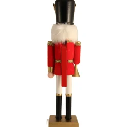 The Christmas Shop 38cm Nutcracker| Wooden Ornaments|Christmas Figures