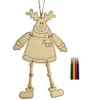 The Christmas Shop Colour Your Own Decoration - Reindeer| Gift Ideas|Novelties