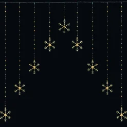 The Christmas Shop Curtain Snowflake Light| Electric Operated Lights