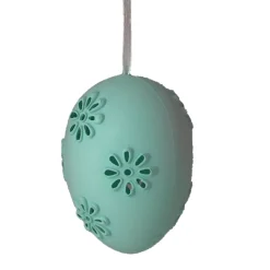 The Christmas Shop Daisy Cutout Egg - Aqua| Easter Etc.