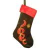 The Christmas Shop Dark Green Stocking With Motif| Stockings