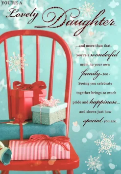 The Christmas Shop Daughter Christmas Card| Cards For Relatives