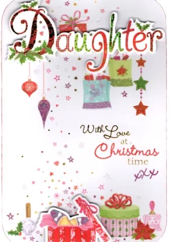 The Christmas Shop Daughter Christmas Card| Cards For Relatives