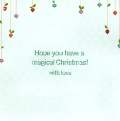 The Christmas Shop Daughter Christmas Card| Cards For Relatives