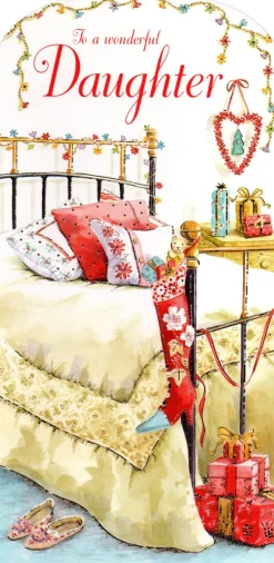 The Christmas Shop Daughter Christmas Card| Cards For Relatives