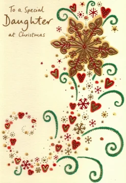 The Christmas Shop Daughter Christmas Card| Cards For Relatives