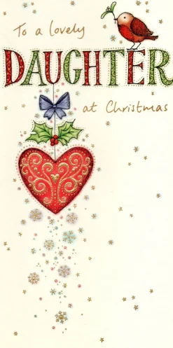The Christmas Shop Daughter Christmas Card| Cards For Relatives