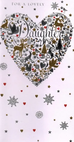 The Christmas Shop Daughter Christmas Card| Cards For Relatives