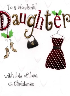 The Christmas Shop Daughter Christmas Card| Cards For Relatives
