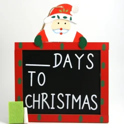 The Christmas Shop Days To Christmas - Santa| Wooden Ornaments|Advent Calendars - Card, Fabric And Wood