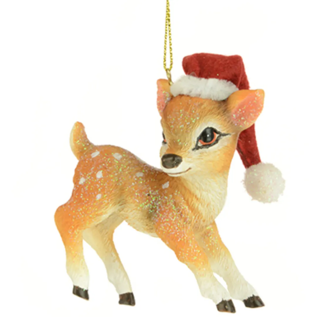 The Christmas Shop Deer With Santa Hat| Characters|Other Colours