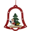The Christmas Shop Diecut Wood Bell| Wood|Characters