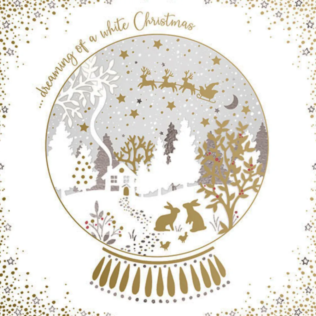 The Christmas Shop Dreaming Of A White Christmas Cards| Packs Of Cards