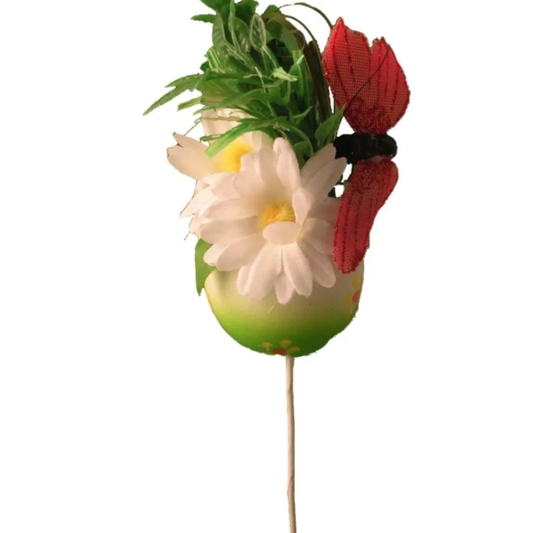 The Christmas Shop Easter Pick (green Egg)| Easter Etc.|Picks & Berries