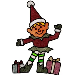 The Christmas Shop Elf Window Sticker| Window Clings