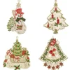 The Christmas Shop Embroidered Decorations| Other Colours