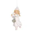The Christmas Shop Fairy Girl With Snowball| Characters|Silver & White Theme