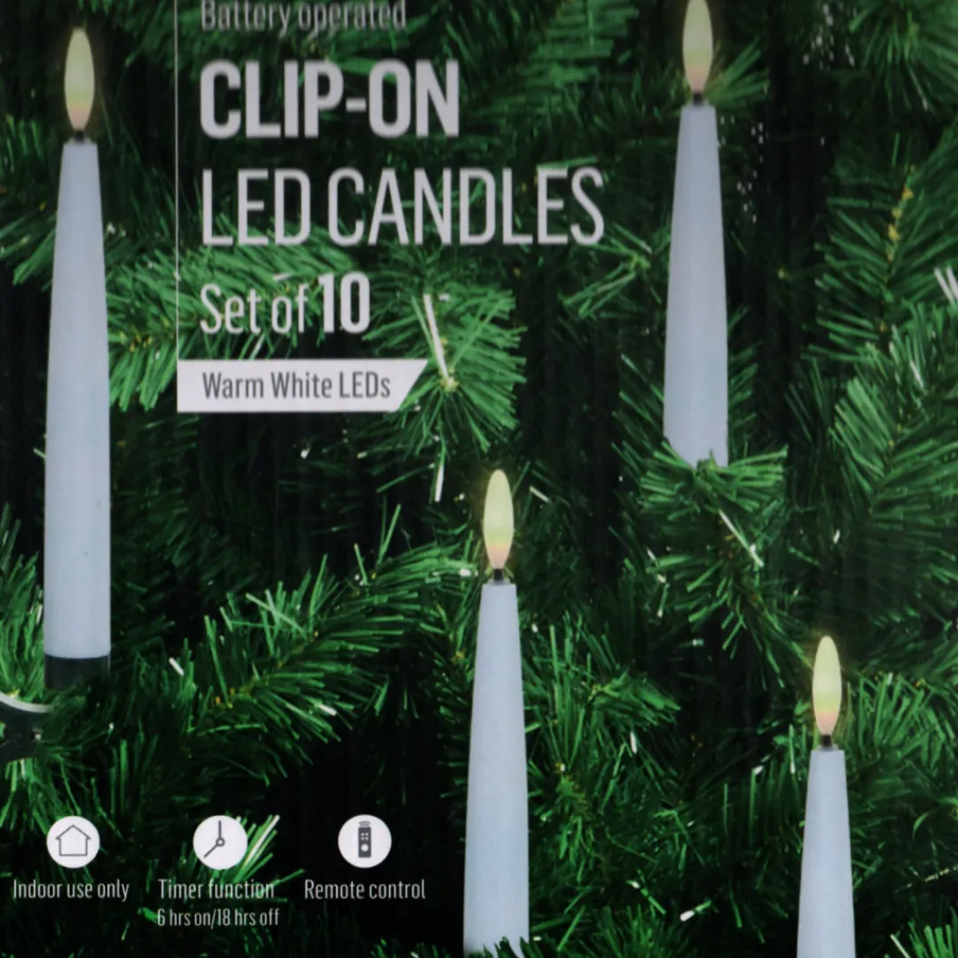 The Christmas Shop Flickabright Candle| Battery Operated Lights