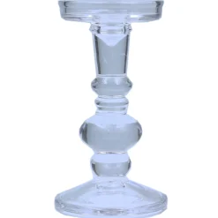 The Christmas Shop Glass Candle Stick| Candles