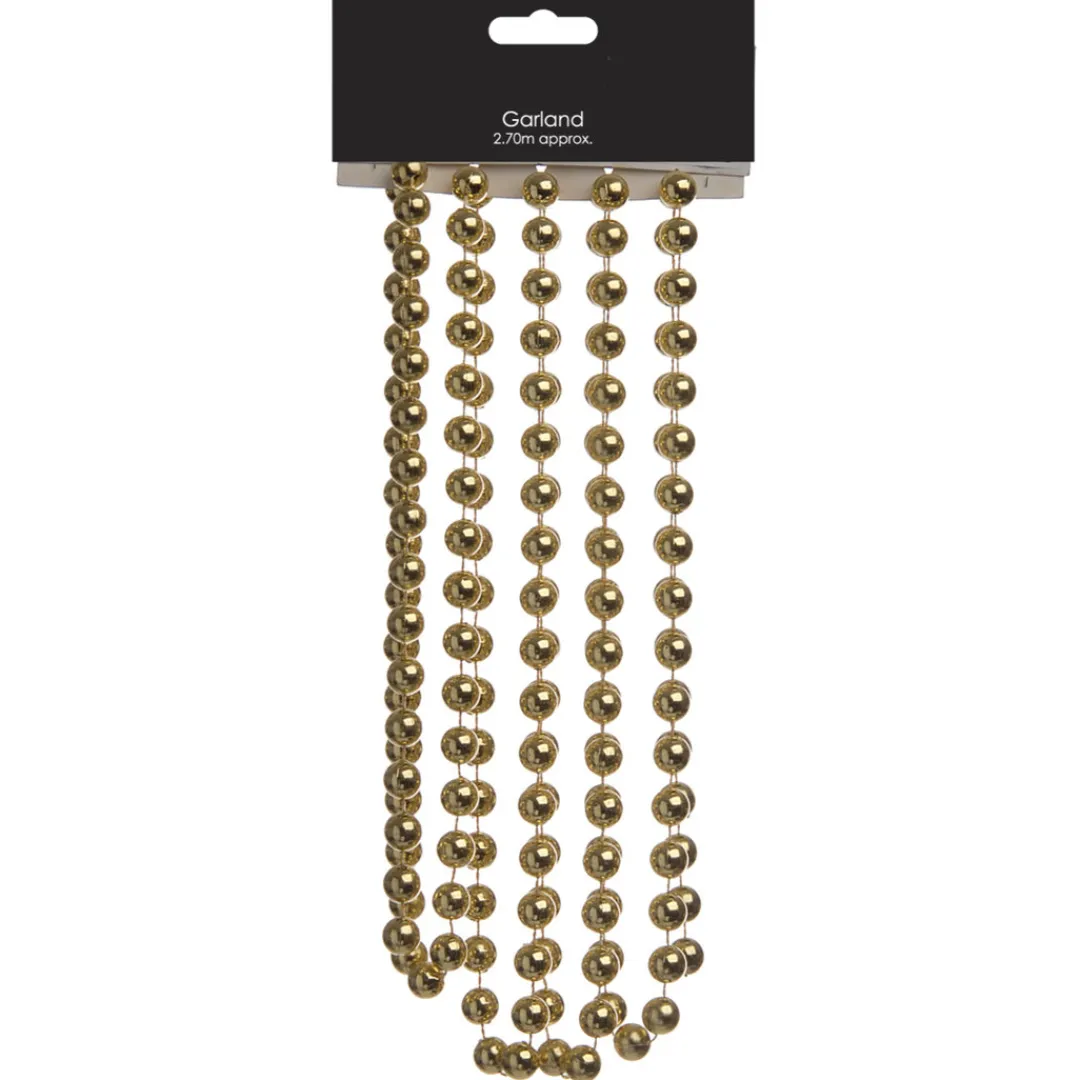 The Christmas Shop Gold Bead Garland| Garlands|Gold Theme
