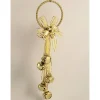 The Christmas Shop Gold Bells On Ring| Gold Theme