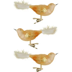The Christmas Shop Gold Glass Birds| Glass|Gold Theme