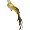 The Christmas Shop Gold Long Tail Bird| Other Colours|Gold Theme