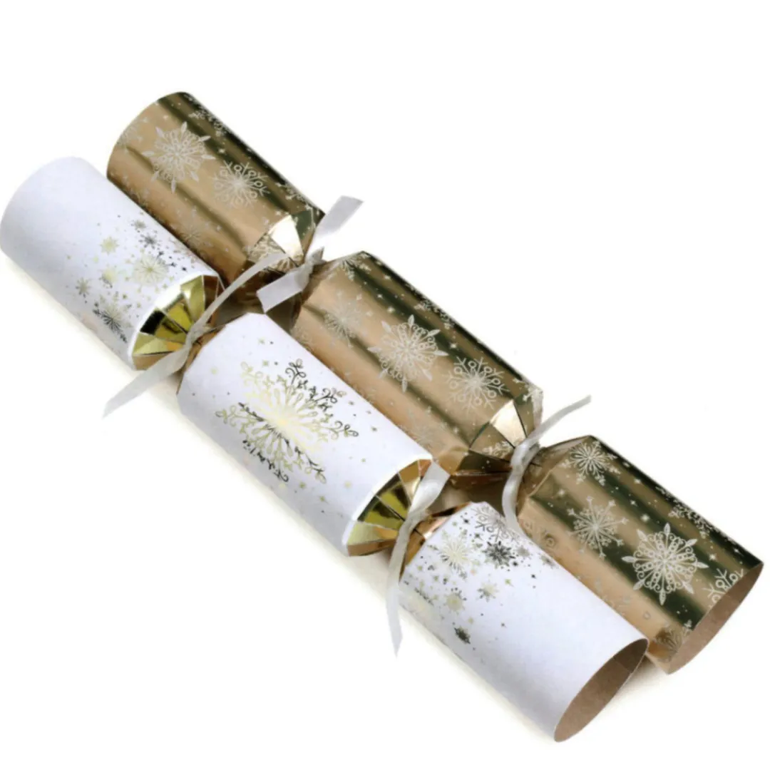 The Christmas Shop Gold Premium Christmas Crackers| Crackers