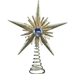 The Christmas Shop Gold Treetop Star| Treetop Stars|Gold Theme