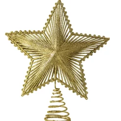 The Christmas Shop Gold Treetop Star| Treetop Stars